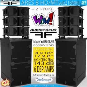 Audiofocus ARES 8a HD-MTsub218aMKII SET